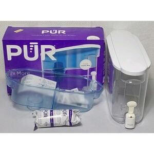 PUR 30-Cup Water Dispenser Filtration System Blue/White DS1800Z **